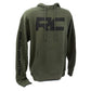 Rough Country Hoodie | RC Topographical Sleeve | Army Green | 2XL