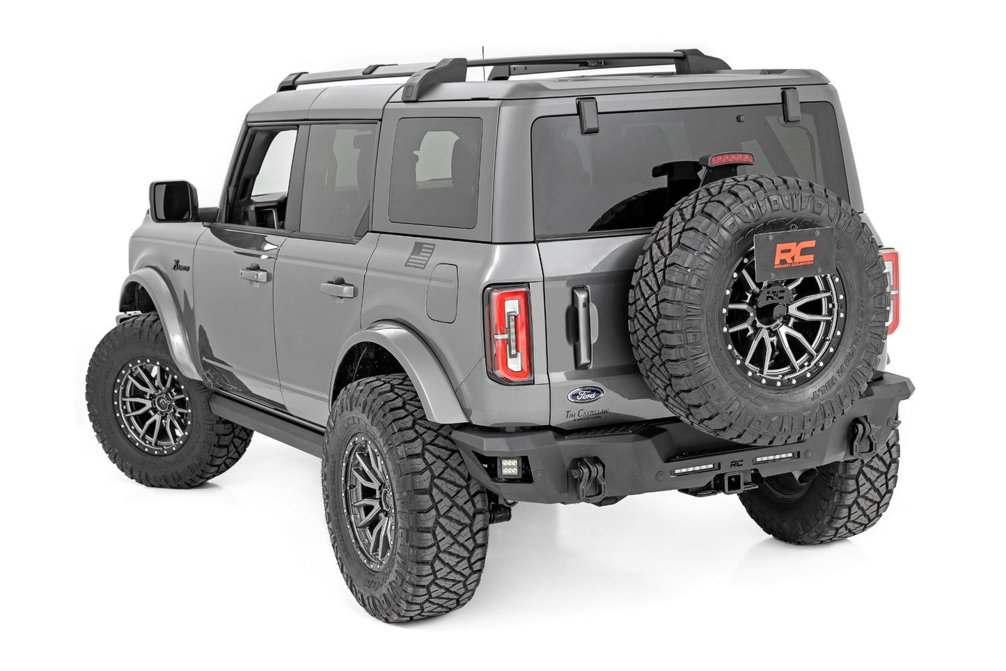 Rear Bumper | Black Series LED | 6" Pair | Slim Line | | Ford Bronco (21-24)