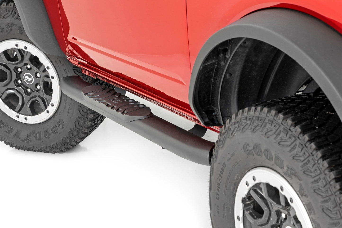 Oval Nerf Steps | 2-Door | Black | Ford Bronco (2 Door) 4WD (2021-2024)