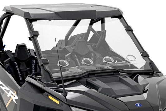 Vented Full Windshield | Scratch Resistant | Polaris RZR Turbo R