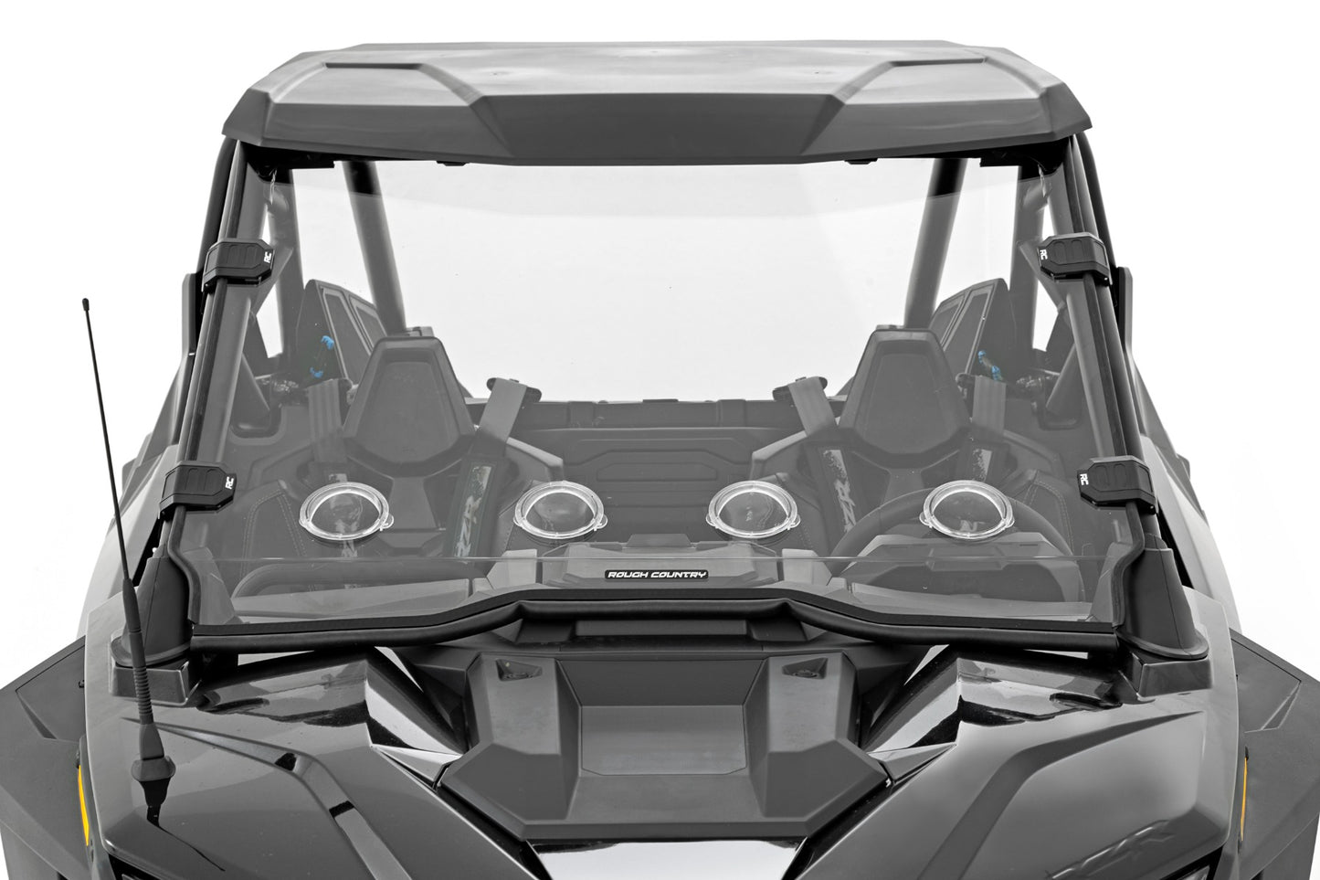 Vented Full Windshield | Scratch Resistant | Polaris RZR Turbo R