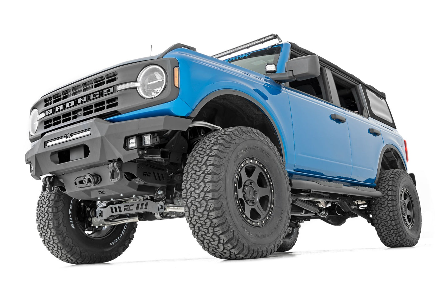 Front Bumper | Modular | Stubby Wings | DRL | Ford Bronco 4WD (2021-2024)