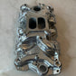 Polished Aluminum Intake Manifold, Small Block Chevy Mid Rise Dual Plane 55-95