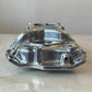 Polished Aluminum Intake Manifold, Small Block Chevy Mid Rise Dual Plane 55-95