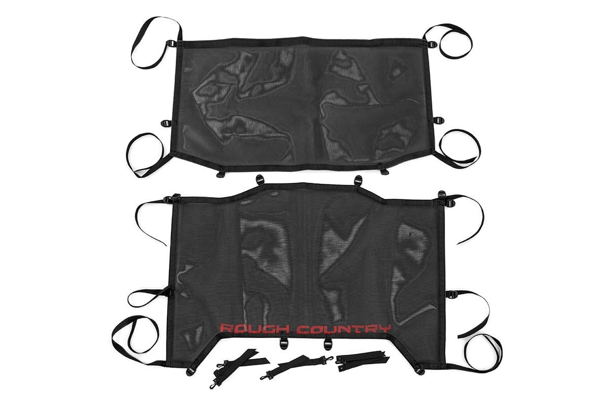 Mesh Bikini Top Plus | Black | Jeep Wrangler JL (21-23)/Wrangler Unlimited (18-23)