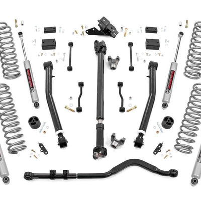 3.5 Inch Lift Kit | Adj Lower | FR D/S | Jeep Wrangler Unlimited 4WD (2024)