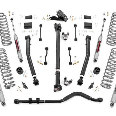 3.5 Inch Lift Kit | Adj Lower | FR D/S | Jeep Wrangler Unlimited 4WD (2024)