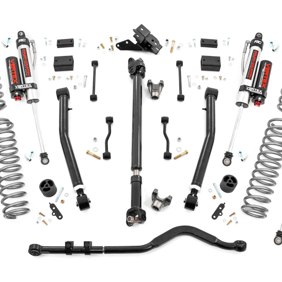 3.5 Inch Lift Kit | Adj LCA | FR D/S | Vertex | Jeep Wrangler Unlimited Rubicon (18-23)