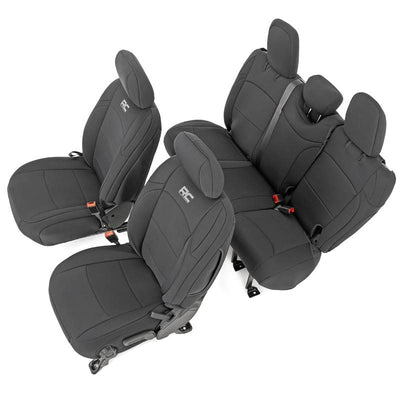 Seat Covers | Front and Rear | Jeep Wrangler Unlimited 4WD (2018-2024)