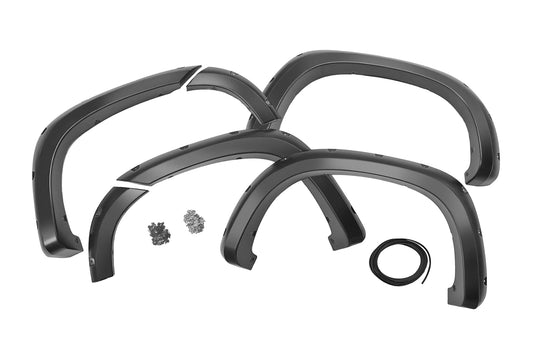 Pocket Fender Flares | GBA Black | Chevy Silverado 1500 2WD/4WD (2019-2021)