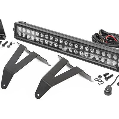 LED Light Kit | Bumper Mount | 20" Black Dual Row | Ram 1500 2WD/4WD (19-24)
