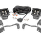 LED Light Kit | Ditch Mount | 2" Black Pair | White DRL | Nissan Frontier (22-24)
