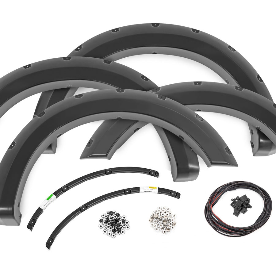 Pocket Fender Flares | JS Iconic Silver | Ford F-250/F-350 Super Duty (23-24)