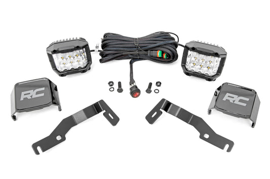 LED Light Kit | Ditch Mount |  3" OSRAM | Wide | Toyota Tacoma 2WD/4WD (2024)