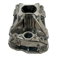 Polished Single Plane Intake Manifold – SBC 262–400