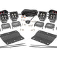 LED Light Kit | Fog Mount | Triple 2" Black Pair | White DRL | Ford Bronco (21-24)