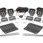 LED Light Kit | Fog Mount | Triple 2" Black Pair | Amber DRL | Ford Bronco (21-24)