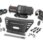 Winch Plate | 4500-LB Winch | 10" Black Slimline | Honda Pioneer 520