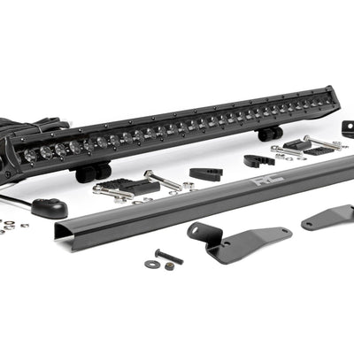 30" Single Row Light Mount | Front | Black Series | Polaris RZR Turbo R 4WD