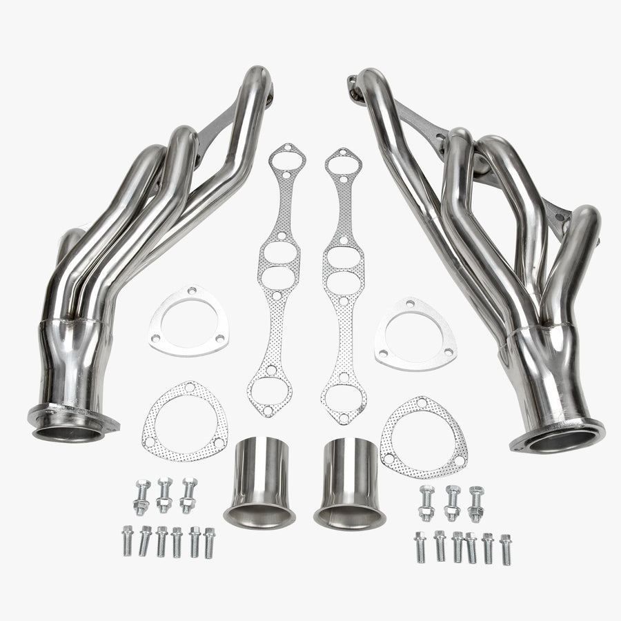 Stainless Mid-Length Headers – SBC 283–400