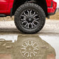 Rough Country 93 Series Wheel | One-Piece | Machined Black | 20x10 | 5x5/5x4.5 | -18mm