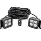 Black Series LED Light Pair | 2 Inch | Flood | Swivel Mount