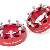 2 Inch Wheel Spacers | 8x170 | Red | Ford F-250/F-350 Super Duty 4WD (03-24)