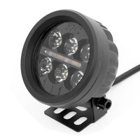 Black Series Round LED Light Pair | 3.5 Inch | Amber DRL