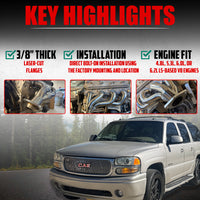 Exhaust Headers with Upgraded Gaskets