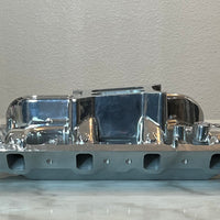 Polished Aluminum Intake Manifold Fits Small Block Ford 302 Dual Plane, Air Gap