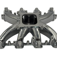 Polished Aluminum Single Plane Carburetor Swap Intake Manifold Compatible with GM LS Gen III/IV LS3 L92 Engines 6.2L V8 Rectangular Port Heads 2500-7000 RPM With Seals & Bolts L76 L76 L77 L94 L96 6.0L