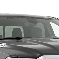 Rough Country Decal | 3.6 Inch x 35 Inch | Gloss Black