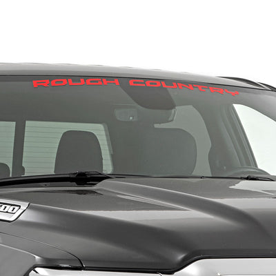 Rough Country Decal | 3.6 Inch x 35 Inch | Red