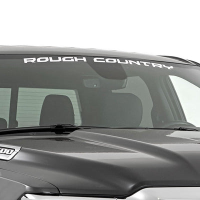 Rough Country Decal | 2 Inch x 27 Inch | White