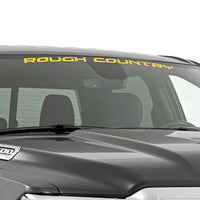 Rough Country Decal | 3.6 Inch x 35 Inch | Yellow