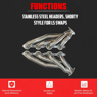 LS Swap Shorty Headers, Universal