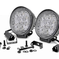 4 Inch Chrome Series LED Light | Round | Pair