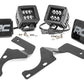 LED Light Kit | Ditch Mount | 2" Black Spot Pair | Toyota 4Runner (10-24)