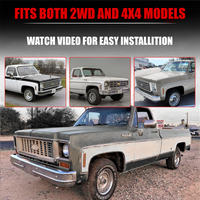 Polished Stainless Steel Long Tube Headers SBC Chevy GMC 1973–1987 C10 K10 C20 K20 C30 K30 Blazer Suburban Jimmy 265 283 305 307 327 350 400 V8 – Copper Collector & Multi-Layer Copper Fiber Gaskets – Fits 2WD & 4WD