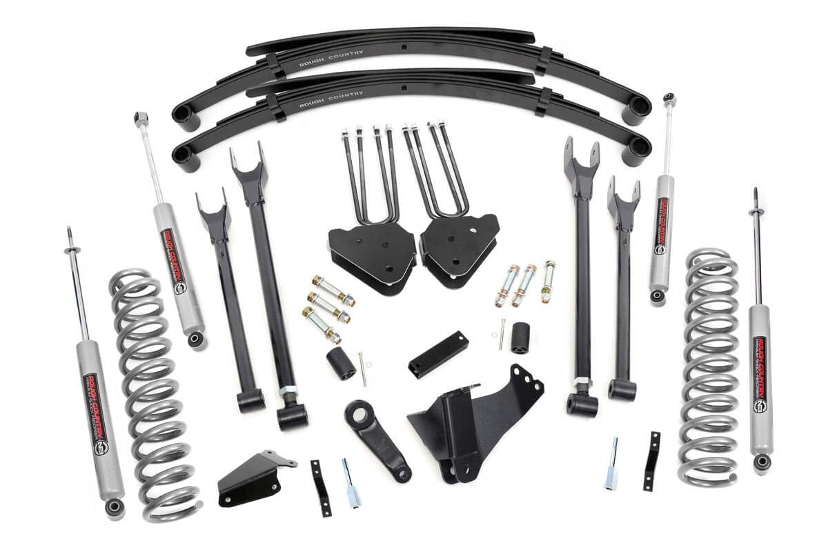 8 Inch Lift Kit | 4 Link | RR Springs | Ford F-250/F-350 Super Duty (05-07)