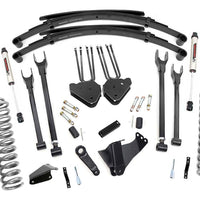 8 Inch Lift Kit | 4 Link | RR Springs | V2 | Ford F-250/F-350 Super Duty (05-07)
