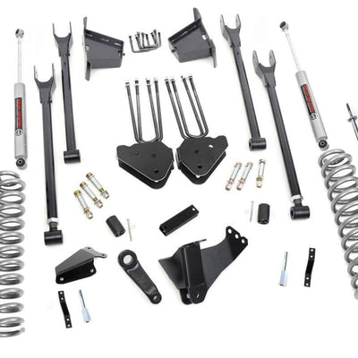 8 Inch Lift Kit | 4 Link | RR Blocks | Ford F-250/F-350 Super Duty 4WD (05-07)