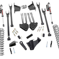 8 Inch Lift Kit | 4 Link | RR Blocks | Vertex | Ford F-250/F-350 Super Duty (05-07)