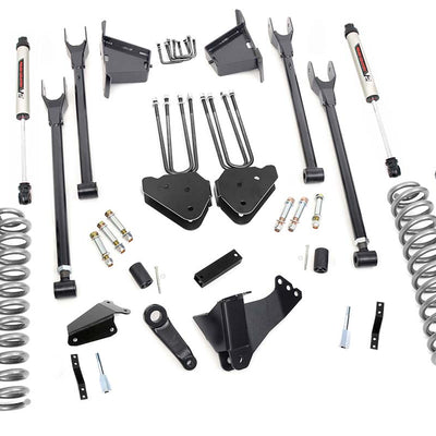 8 Inch Lift Kit | 4 Link | RR Blocks | V2 | Ford F-250/F-350 Super Duty (05-07)