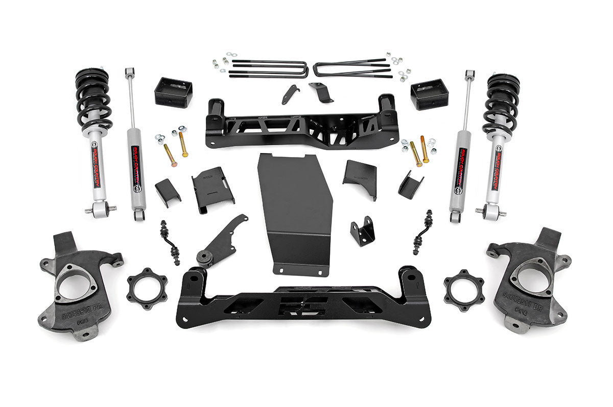 5 Inch Lift Kit | Alum/Stamp Steel | N3 Struts | Chevy/GMC 1500 (14-18 & Classic)