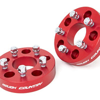 1.5 Inch Wheel Adapters | 5x5 to 5x4.5 | Red | Jeep Wrangler JK/Wrangler Unlimited (07-18)
