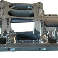 Polished Aluminum Intake Manifold Fits Small Block Ford 302 Dual Plane, Air Gap