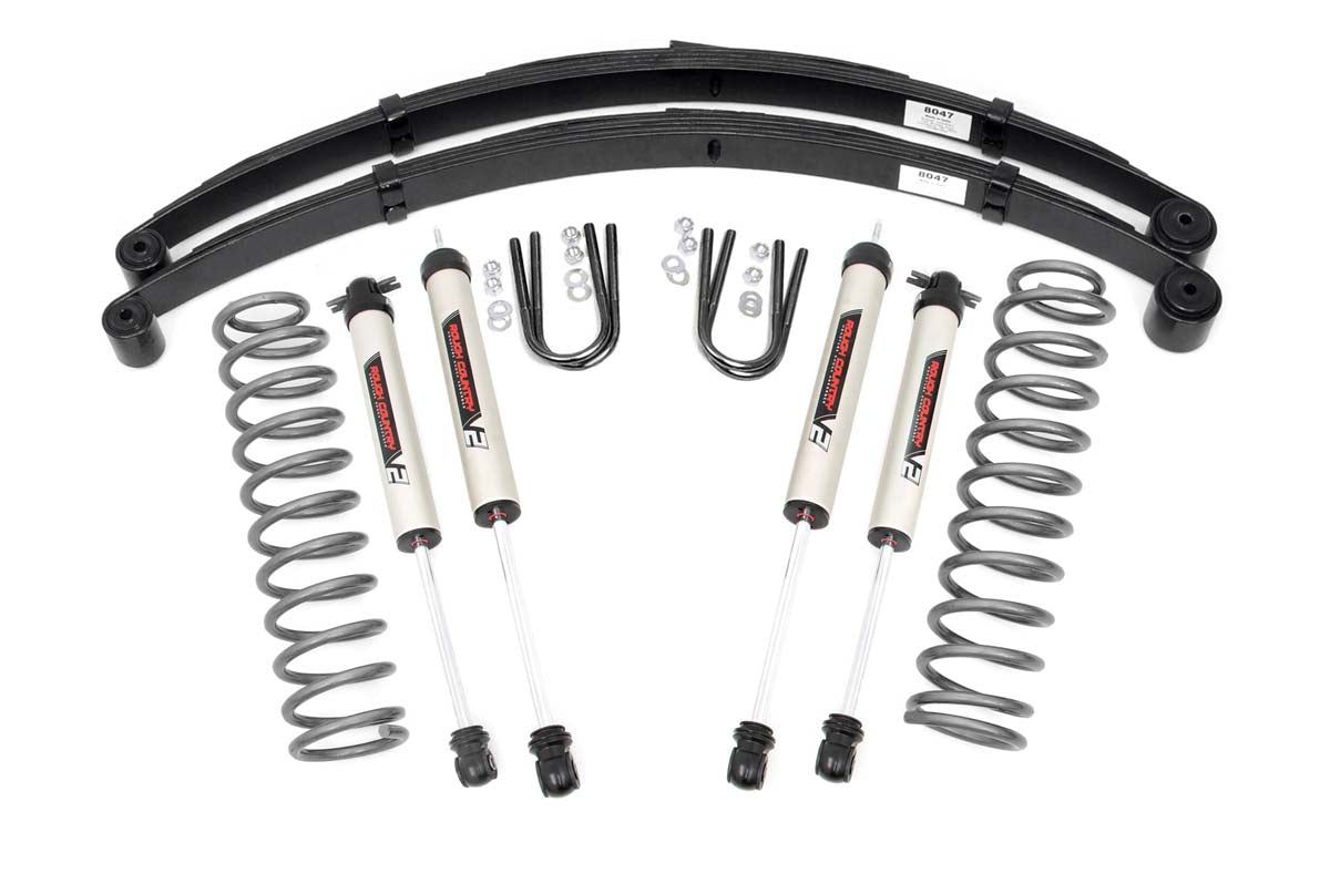 3 Inch Lift Kit | RR Springs | V2 | Jeep Cherokee XJ 2WD/4WD (1984-2001)