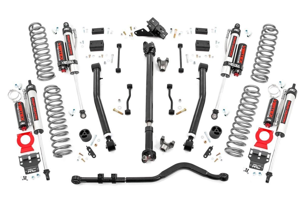 3.5 Inch Lift Kit | Adj LCA| FR D/S | Vertex | Jeep Wrangler JL Rubicon (18-23)