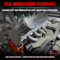 Stainless Shorty Headers – LS Swap 4.8–6.2 with Upgraded MLS Gaskets